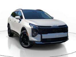 2026 Kia Sportage Hybrid with Snow White Pearl Exterior