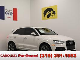 2018 Audi Q3 with Cortina White B4 Exterior