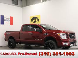 2019 Nissan Titan XD with Red Exterior