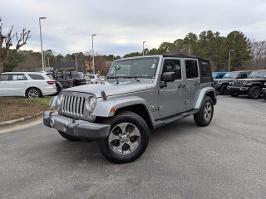 2018 Jeep Wrangler JK Unlimited with Billet Silver Metallic Clearcoat Exterior