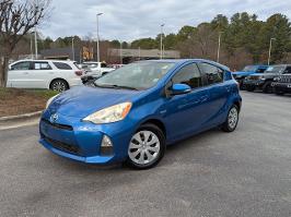 2014 Toyota Prius C with Blue Streak Metallic Exterior