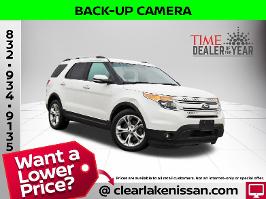 2014 Ford Explorer with White Platinum Clearcoat Metallic Exterior