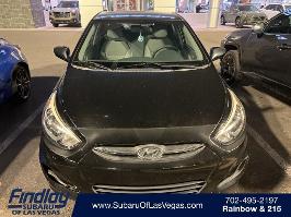 2016 Hyundai Accent with Ultra Black Pearl Exterior