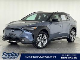 2024 Subaru Solterra with Harbor Mist Gray Pearl 2-Tone Exterior