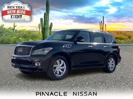 2011 INFINITI QX56 with Black Obsidian Exterior