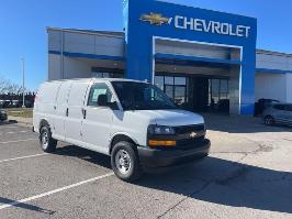 2025 Chevrolet Express Cargo Van with Summit White Exterior
