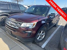 2018 Ford Explorer with Burgundy Velvet Metallic Tinted Clearcoat Exterior