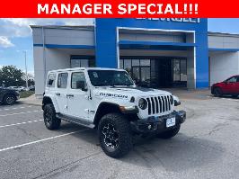 2021 Jeep Wrangler 4Xe with Bright White Clearcoat Exterior