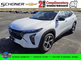 2025 Chevrolet Trax with Summit White Exterior