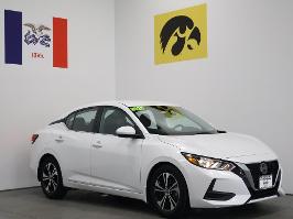 2020 Nissan Sentra with Aspen White Tricoat Exterior
