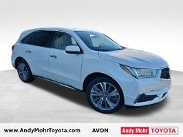 2018 Acura MDX with White Diamond Pearl Exterior