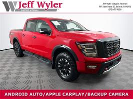 2020 Nissan Titan with Red Alert Exterior