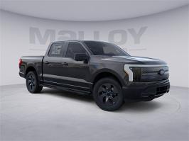 2025 Ford F-150 Lightning with Black Metallic Exterior