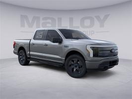 2025 Ford F-150 Lightning with Gray Metallic Exterior