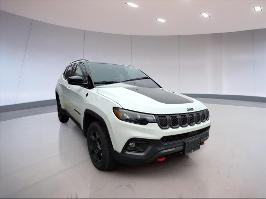 2023 Jeep Compass with Bright White Exterior