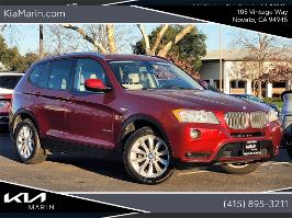 2014 BMW X3 with Red Metallic Exterior