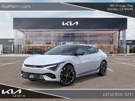 2025 Kia EV6 with Glacier White Pearl Exterior