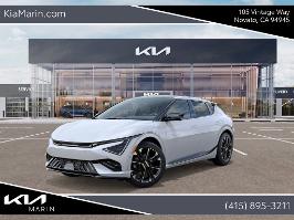 2025 Kia EV6 with Glacier White Pearl Exterior