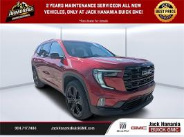 2026 GMC Acadia with Volcanic Red Tintcoat Exterior
