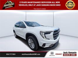 2026 GMC Acadia with Summit White Exterior
