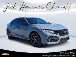 2018 Honda Civic Hatchback with White Exterior