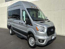 2022 Ford Transit Passenger Wagon with Ingot Silver Exterior