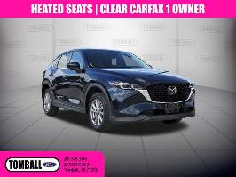 2022 Mazda CX-5 with Deep Crystal Blue Mica Exterior