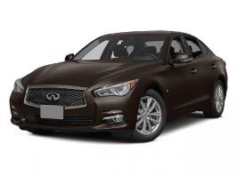 2014 INFINITI Q50 with Moonlight White Exterior