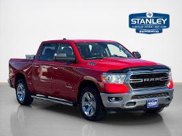 2019 Ram 1500 with Flame Red Clearcoat Exterior