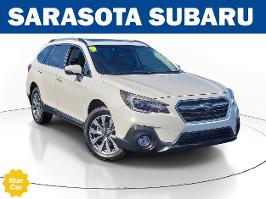 2019 Subaru Outback with Crystal White Pearl Exterior