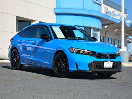 2025 Honda Civic Hatchback with BLUE Exterior