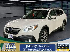 2021 Subaru Outback with Crystal White Pearl Exterior