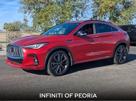 2023 INFINITI QX55 with Dynamic Sunstone Red Exterior