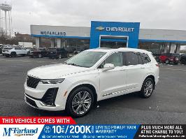 2024 Cadillac XT6 with Crystal White Tricoat Exterior