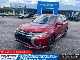 2018 Mitsubishi Outlander PHEV with Red Exterior