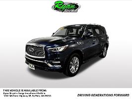 2020 INFINITI QX80 with hermosa blue Exterior