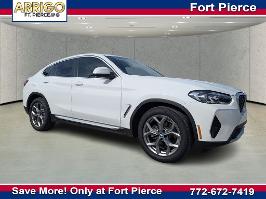 2023 BMW X4 with Alpine White Exterior
