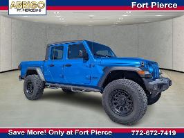 2021 Jeep Gladiator with Hydro Blue Pearlcoat Exterior