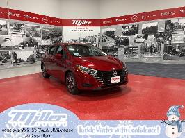2025 Nissan Versa with Scarlet Ember Tintcoat Exterior