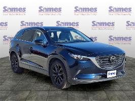 2022 Mazda CX-9 with Deep Crystal Blue Mica Exterior