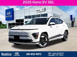 2025 Hyundai Kona Electric with Atlas White Exterior