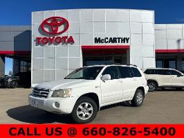 2003 Toyota Highlander with Super White Exterior