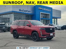 2024 Cadillac Escalade with Radiant Red Tintcoat Exterior
