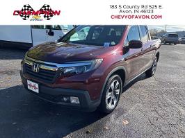2019 Honda Ridgeline with Deep Scarlet Pearl Exterior