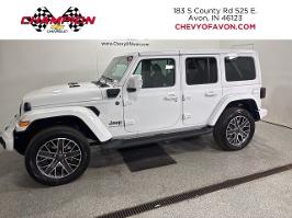 2023 Jeep Wrangler 4Xe with Bright White Clearcoat Exterior