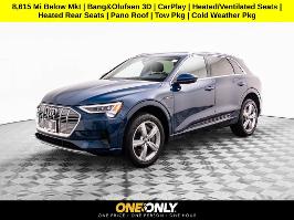 2019 Audi E-Tron with Galaxy Blue Metallic Exterior
