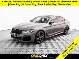 2021 BMW 5 Series with Bernina Gray Amber Effect Metallic Exterior