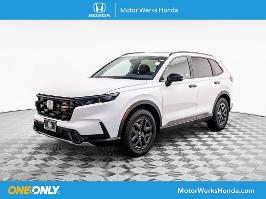 2026 Honda CR-V Hybrid with Platinum White Pearl Exterior