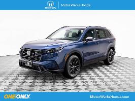 2026 Honda CR-V Hybrid with Canyon River Blue Metallic Exterior