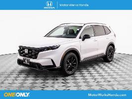 2026 Honda CR-V Hybrid with Platinum White Pearl Exterior